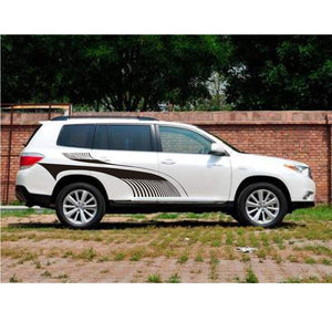 Car Decals Striped Graphics Car Decal for SUV Car Side Auto Vinyl Car Stickers - Fochutech
