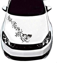 Load image into Gallery viewer, Car Decals 1 Pack Butterfly Flower Graphics Car Decal Stickers for Car Body Universal Vinyl Car Stickers - Fochutech