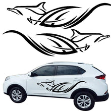 Load image into Gallery viewer, Car Decals Dolphin Graphics Car Decal Stickers for Car Body, Universal Auto Vinyl Car Stickers (Black) - Fochutech