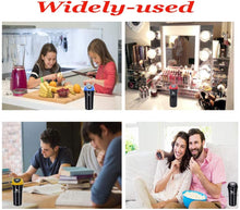 Load image into Gallery viewer, Car Trash Can with Lid Small Car Trash Bin Portable Vehicle Auto Car Garbage Can Bin Trash Container Fits Cup Holder Console Door Pocket Home Office Use 2 Packs Black