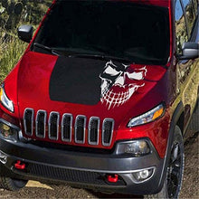 Load image into Gallery viewer, Fochutech Car Window Body Sticker Skull Skeleton Rear Windshield Wiper Self-Adhesive Side Truck Auto Vinyl Graphics Decals Reflective (White) - Fochutech