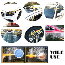 Load image into Gallery viewer, Fochutech Car Wash Brush, Car Cleaning Kit, 360° Spin Mop, Microfiber Cleaning Brush, Detachable &amp; Extendable Scrub Brush, Garden Hose Spray Nozzle Spray Gun For Car Home Cleaning &amp; Garden Use - Fochutech