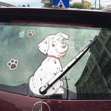 Load image into Gallery viewer, Wiper Decal Car Decal-1 Pack Dog Auto Graphics Vinyl Decal Sticker with Footprints, Rear Window Decal, Universal Car Stickers - Fochutech