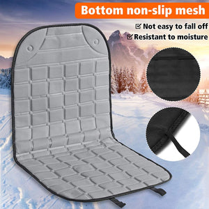 Winter Warm Car Seat Cover, Comfortable Car Seat Cushion Cold Weather Winter Driving, Car Travel Driver Seat Cover Front Seat, Car Warm Seat Cushion Pad Car Seat Protector (Black2, 1pcs)