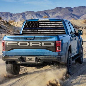 Car Decals 1 Pack American Flag Eagle Car Decal Sticker Rear Window Decal Auto Graphics Car Decal Vinyl for Car/Truck/SUV/Jeep, Universal Scratch Hidden Car Stickers - Fochutech