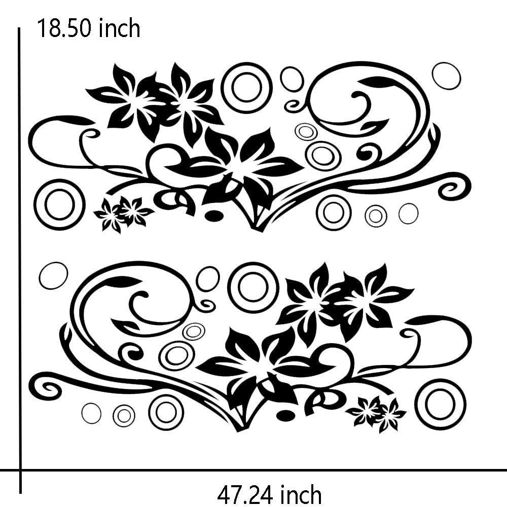 Practlsol Car Decals-1 Set Butterfly and Flower Decal Stickers for Ca –  Fochutech