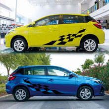 Load image into Gallery viewer, Striped Plaid Graphics Decals Sticker Auto Vinyl Car Body Side Decal - Fochutech
