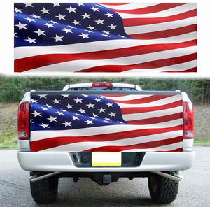Car Decals 1 Pack American Flag Eagle Car Decal Sticker Rear Window Decal Auto Graphics Car Decal Vinyl for Car/Truck/SUV/Jeep, Universal Scratch Hidden Car Stickers - Fochutech