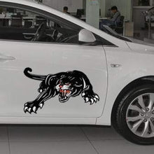 Load image into Gallery viewer, 1 Pack Black Panther Car Hood Sticker, Self-Adhesive Vinyl Graphics Decals, Universal Scratch Hidden Car Stickers - Fochutech