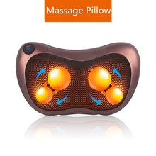 Load image into Gallery viewer, Massage Device Neck Relaxation Pillow Massage Vibrator Electric Shoulder Back Massager Car.shiatsu Massage Pillow With Heating - Fochutech