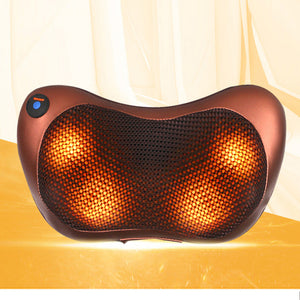 Massage Device Neck Relaxation Pillow Massage Vibrator Electric Shoulder Back Massager Car.shiatsu Massage Pillow With Heating - Fochutech